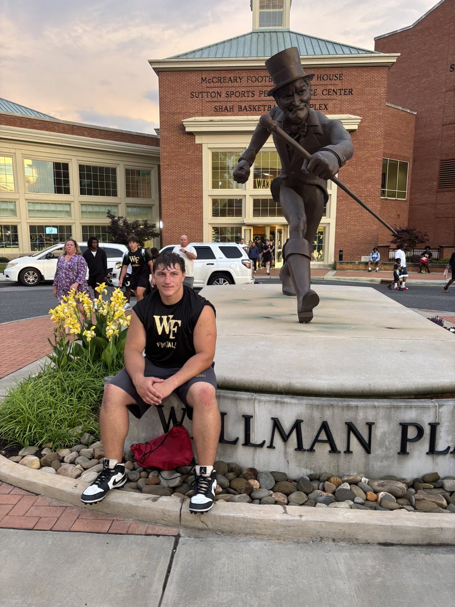 Ayden Banker (@bigbankthetank) on Twitter photo Thank you <a href="/WakeFB/">Wake Forest Football</a> for including me in the camp on Monday, June 16th. The experience was both fun and challenging, which I really appreciated. A huge shoutout to <a href="/CoachKaster/">Jared Kaster</a> for the coaching, I learned a lot. <a href="/jerryflora1/">jerry flora</a> <a href="/APHS_Football/">APHS Football</a> Thank you <a href="/WakeFB/">Wake Forest Football</a> for including me in the camp on Monday, June 16th. The experience was both fun and challenging, which I really appreciated. A huge shoutout to <a href="/CoachKaster/">Jared Kaster</a> for the coaching, I learned a lot. <a href="/jerryflora1/">jerry flora</a> <a href="/APHS_Football/">APHS Football</a>