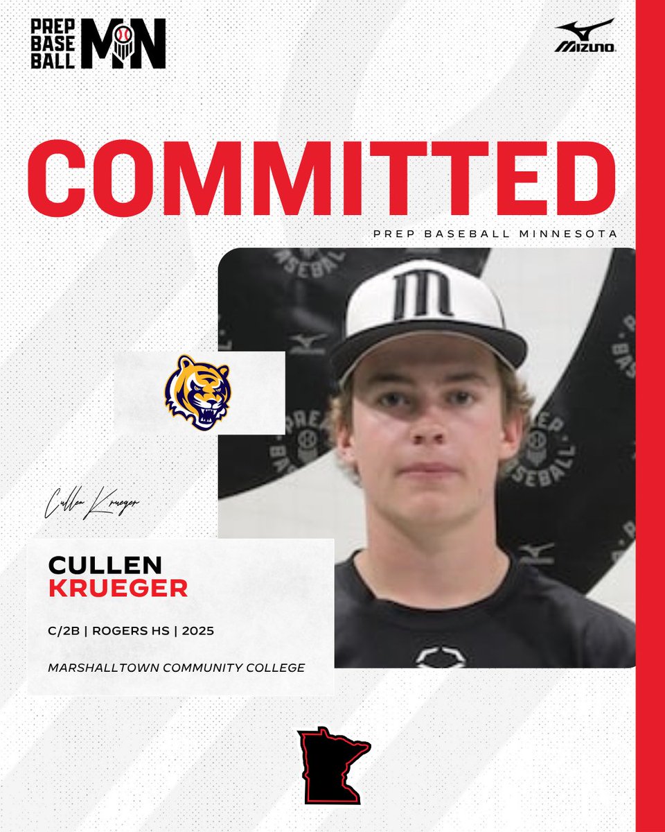 Prep Baseball Minnesota (@prepbaseballmn) on Twitter photo πππ¨π¦π¦π’ππ¦ππ§π πππππ‘π
Cullen Krueger, (2025, C/2B, <a href="/BaseballRoyals/">Rogers Royals Baseball</a>) commits to Marshalltown Community College.
π€ loom.ly/s3QYsvs
<a href="/krueger_cullen/">Cullen Krueger</a> βοΈ <a href="/MCC_ATH/">Marshalltown Tigers</a> πππ¨π¦π¦π’ππ¦ππ§π πππππ‘π
Cullen Krueger, (2025, C/2B, <a href="/BaseballRoyals/">Rogers Royals Baseball</a>) commits to Marshalltown Community College.
π€ loom.ly/s3QYsvs
<a href="/krueger_cullen/">Cullen Krueger</a> βοΈ <a href="/MCC_ATH/">Marshalltown Tigers</a>