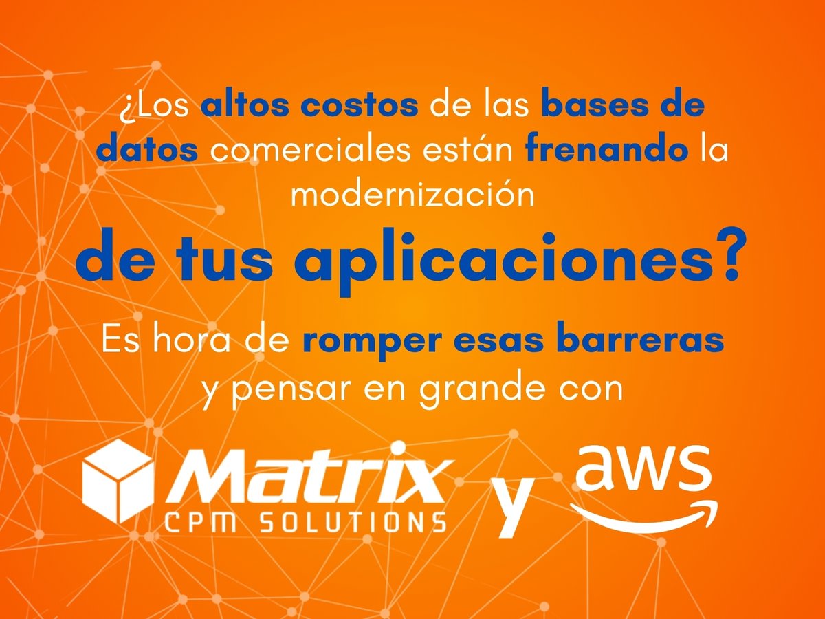 matrixcpm's tweet image. 🔒 Bases de datos tradicionales = 💰costos altos + 🔗tech cerrada
🚀 AWS ofrece:
✔️ Escalabilidad
✔️ Seguridad integrada
✔️ Pagos flexibles
💡 Moderniza con Matrix + AWS
📩 Contáctanos: contact@matrixcorp.business
#MatrixCPMSolutions #AWS