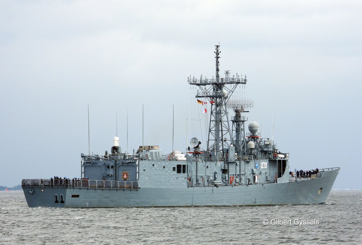 ORP  GENERAL TADEUSZ  KOSCIUSZKO  273 former USS WADSWORTH  FFG 9  leaving Kiel  (Germany)  June 23, 2025.<a href="/WarshipCam/">WarshipCam</a>,<a href="/seawaves_mag/">SeaWaves Magazine</a>.