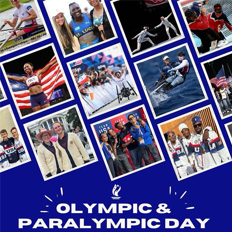 Celebrating #olympicparalympicday and reminiscing on some great moments with #TeamUSA 🇺🇸