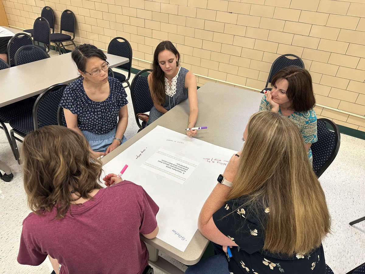 AFishelMusic's tweet photo. Our @FCPSMaryland @NBPTS Jump Start session today is going so well! Lots of great conversation, lots of great thoughts and learning. https://t.co/O5UcP0kt2p