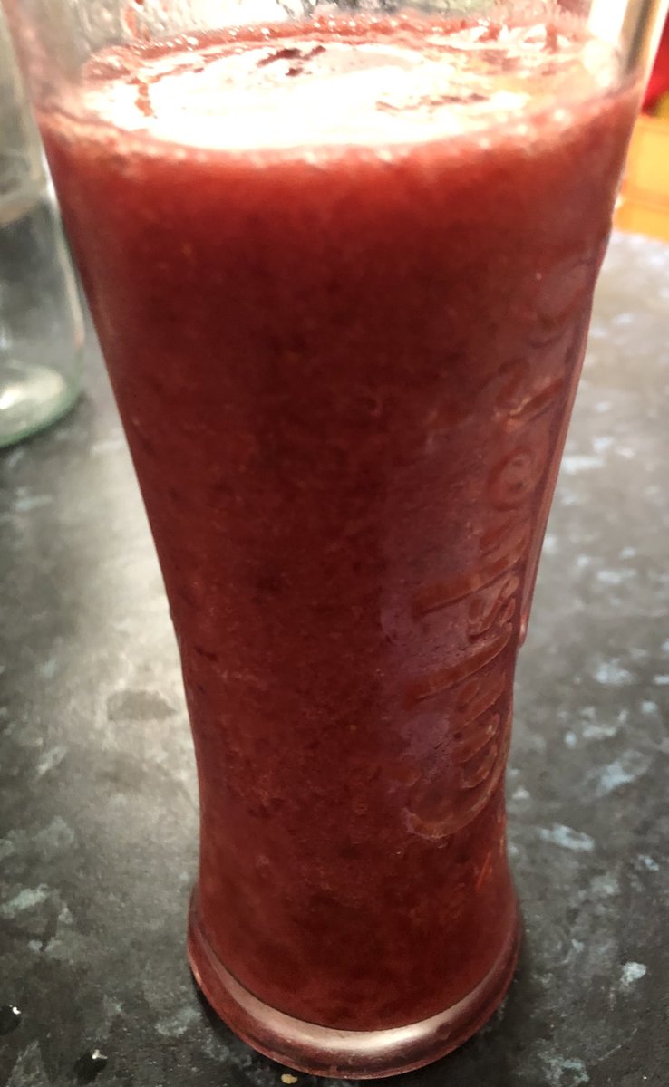 Decided to be healthy with the smoothie maker - and then I turned it into an over 18‘s smoothie……