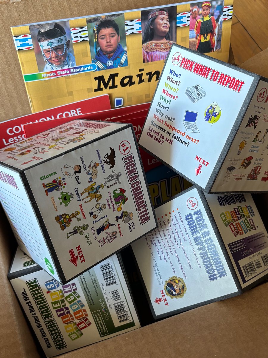 <a href="/Gallopadekids/">Gallopade</a> thanks for the cool books! Can’t wait to use them in class, especially the Writer’s Bocks