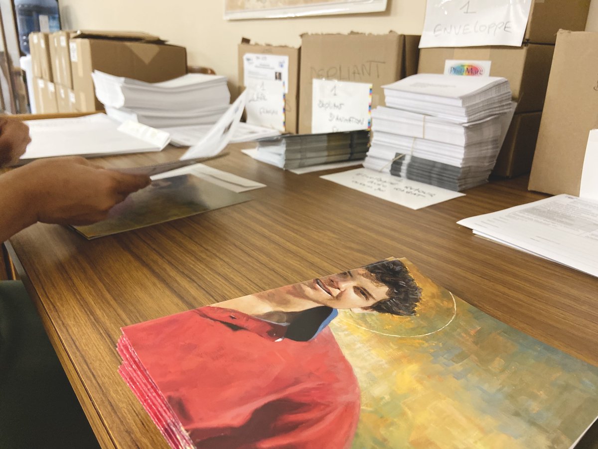 Le matériel du #MoisMissionnaire2025 en version papier est arrivé! Notre équipe prépare les quelque 1500 enveloppes destinés aux paroisses du Canada francophone.
L'intégralité du matériel en version numérique sera disponible ici : missionfoi.ca/mois-missionna…