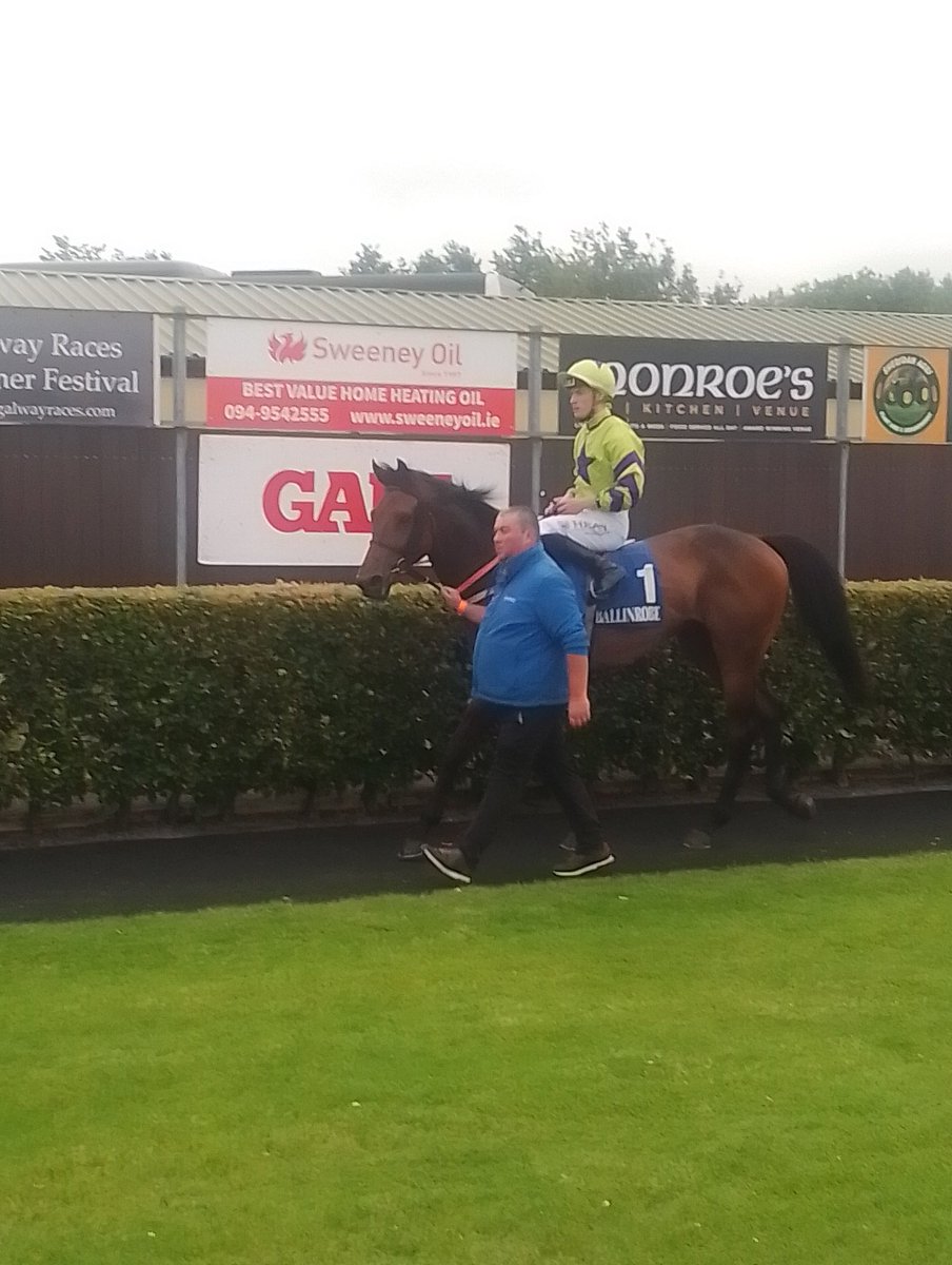 Persistence rewarded as Autumn Twist  stays on strongly to deny the 8/11 fav Molto Amichi
Great ride from 
<a href="/joeysheridan8/">Joey Sheridan</a> to continue a good spell for <a href="/d_g_hogan/">Denis Hogan Racing</a> . He was winning on the flat at the ninth attempt and had won a maiden hurdle at Killarney
#Ballinrobe 
#HorseRacing