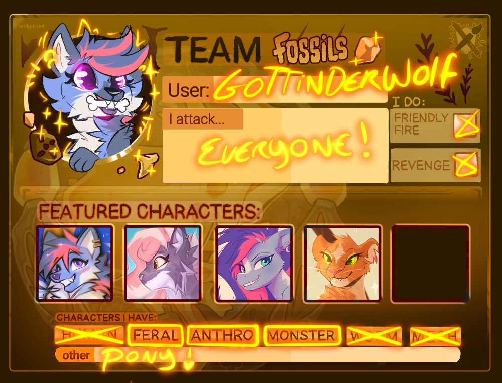 Bones ? Wawawa 

artfight.net/~GottinderWolf

#artfight2025 #artfight