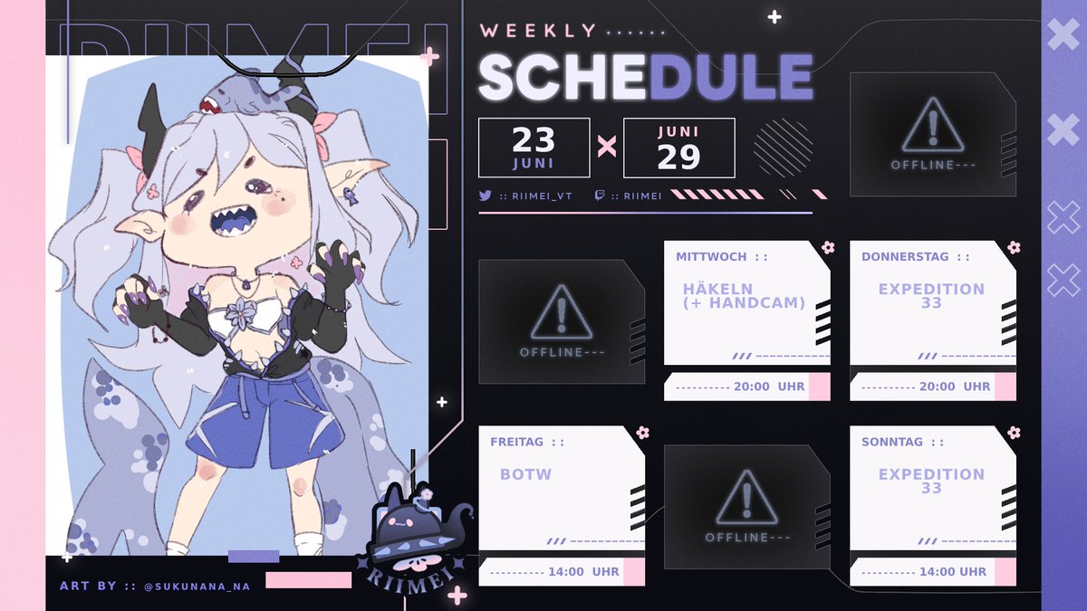 °❀ BARK BARK BARK ❀°
Neuster Plan ist geschmiedet! Zocken und Häkeln ist angesagt!🧶🎮