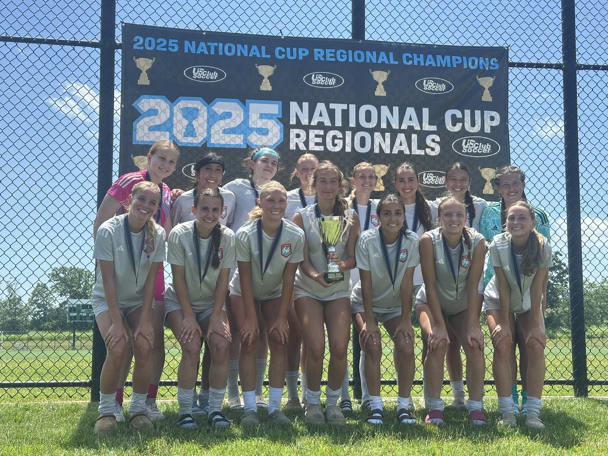 FCW_ECNL's tweet photo. Congrats to our 3 US CLub Soccer National Cup - Midwest Champions and 1 Finalist! A fantastic weekend for all, and 3 teams will be searching for a National Cup National Championship this July! https://t.co/D90V1n8kBT