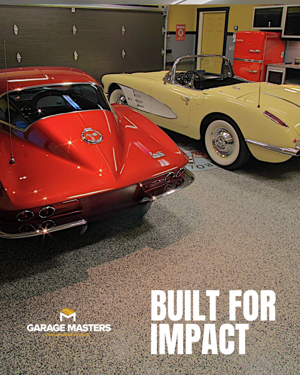 Garage_Masters's tweet image. Oil stains, tire marks, and that one spot where you dropped the transmission fluid.
Your garage deserves a floor that works as hard as you do. Our polyaspartic floor coatings are UV-stable, quick-curing, and built to last through whatever you throw at them.
 #GarageMasters