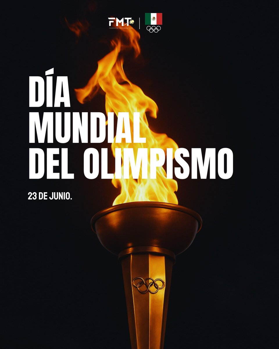 Día Mundial del Olimpismo 🥇🌎

Hoy celebramos los valores que unen al deporte con el espíritu humano: excelencia, respeto y
amistad 🎾🇲🇽🙌
