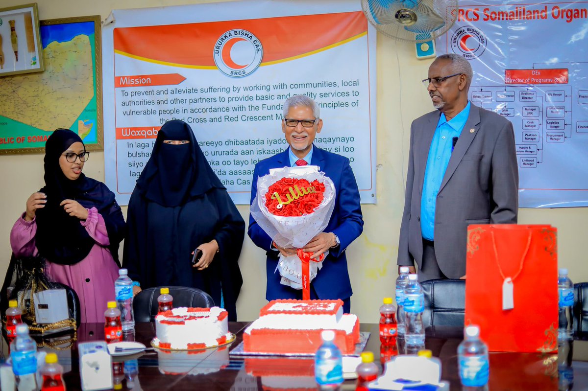 This year I celebrated my lovely wife’s birthday from Hargeisa, Somaliland. Thank you SRCS colleagues for making this a memorable day even if I was thousands of miles away from her. I am eternally grateful to my wife for always supporting me in my humanitarian endeavors!