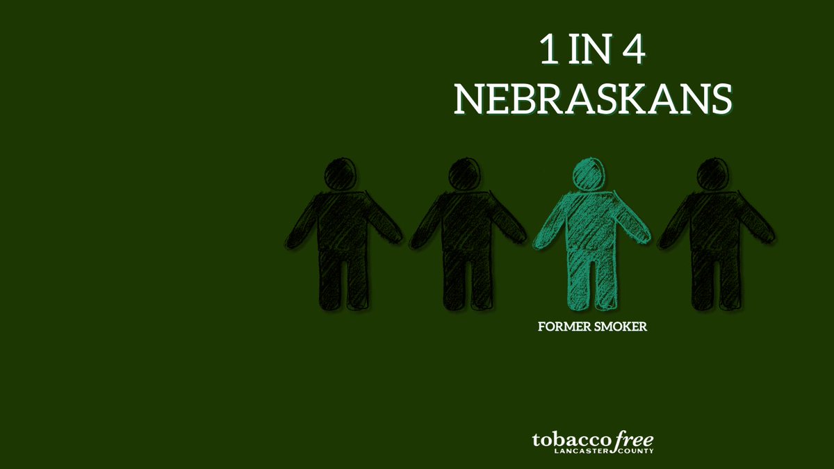 There are many Nebraskans that do not smoke. In fact, almost 25% of Nebraskans are former smokers. If you ever think you are alone, remember there are many others who have taken the decision to be tobacco free. You also can be.