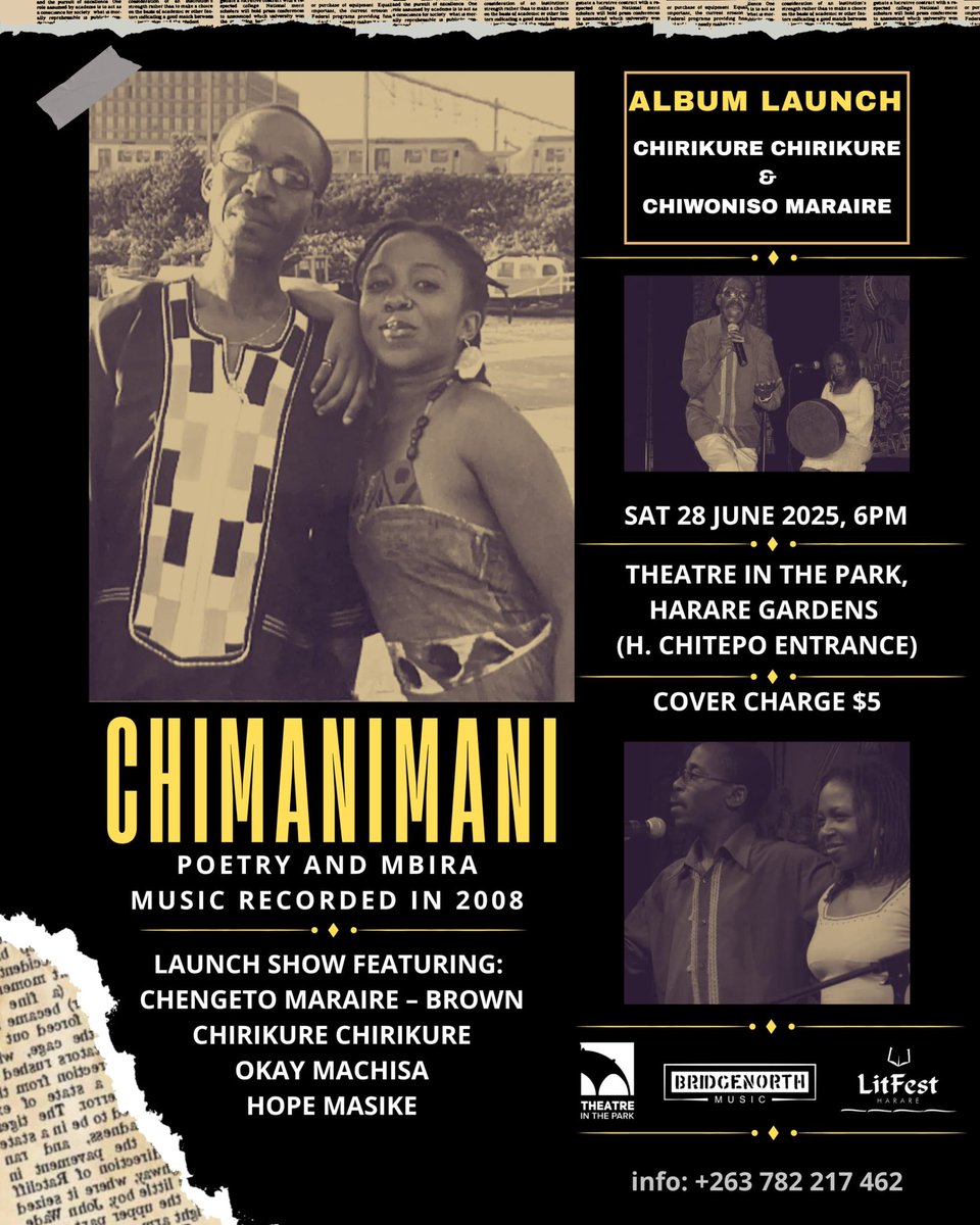 HOPE MASIKE (@hopemasike) on Twitter photo Dont miss this one! 
@ Theatre in the Park Dont miss this one! 
@ Theatre in the Park