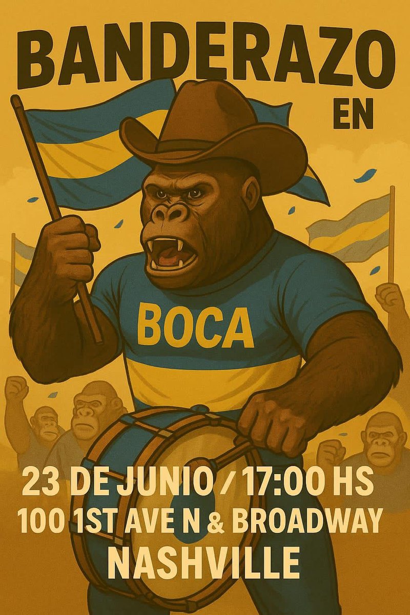ATENCION BOSTEROS🇸🇪🇸🇪⚠️IMPORTANTE⚠️
CAMBIO EN EL BANDERAZO DE HOY EN NASHVILLE
