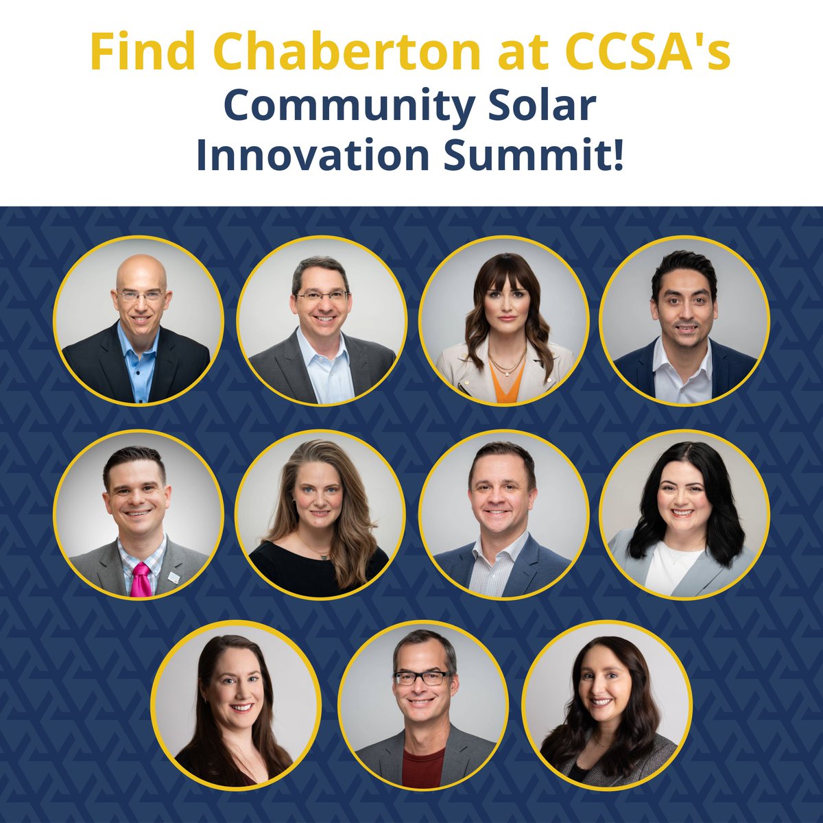 Team Chaberton is headed to <a href="/SolarAccess/">CCSA</a>’s #CSIS2025 in Denver! Catch Erica Brinker on Thursday at 9AM MT on “Inside the Boardroom”—a panel on front-of-meter + community solar strategy &amp; advocacy. Don’t miss it! #CommunitySolar #CleanEnergy #SolarLeadership