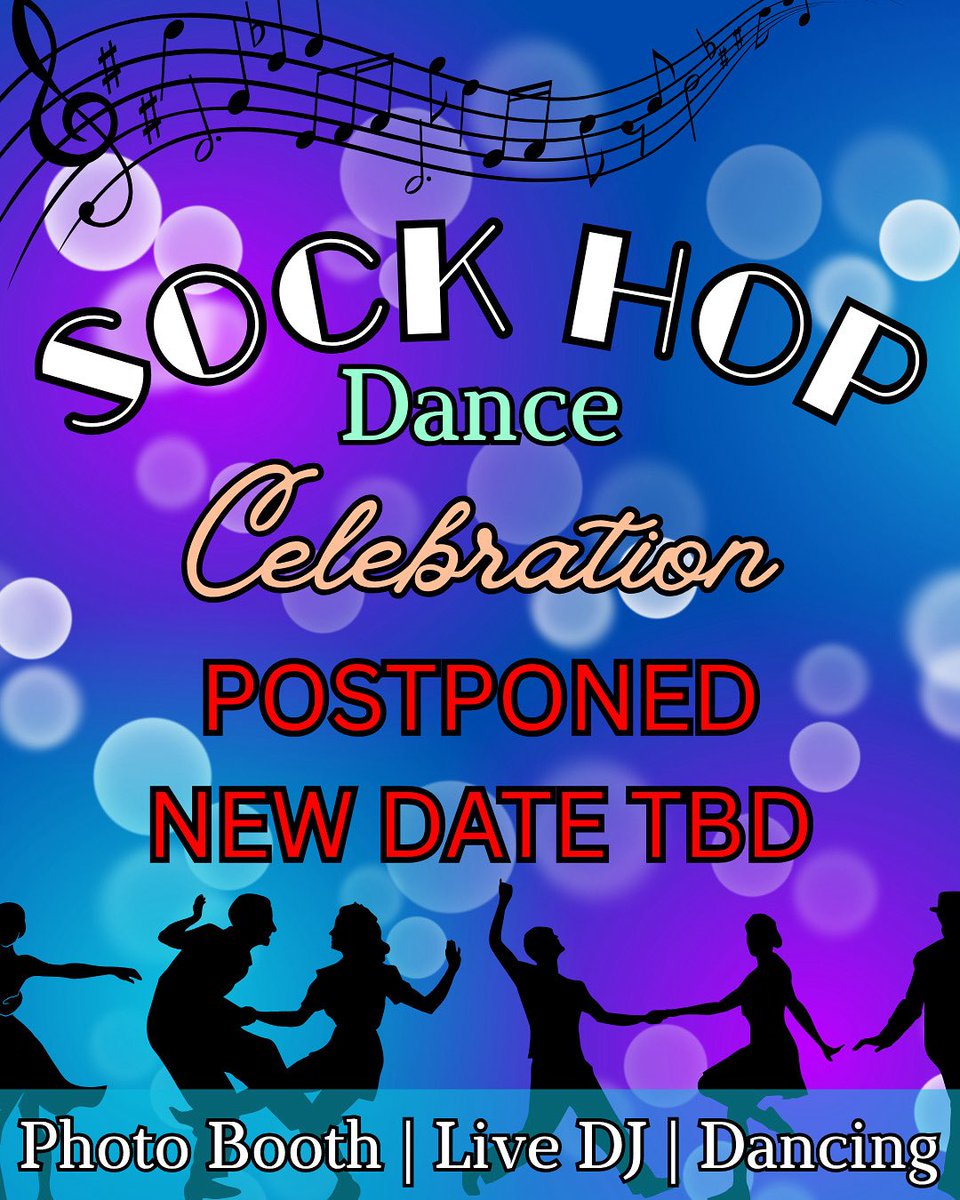 Attention! The Sock Hop Dance Celebration has been postponed. Please keep an eye out for more information coming soon.