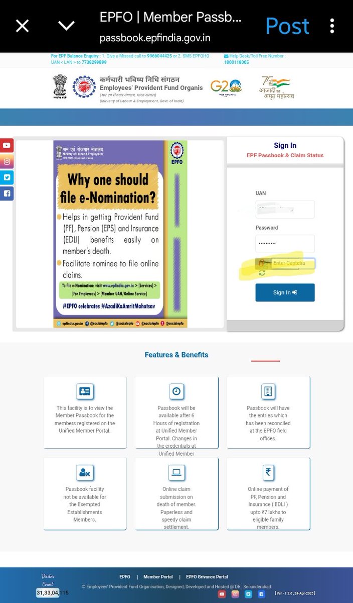 devtechpoint's tweet photo. @socialepfo &amp; one more thing is that browsing experience is too bad please check the image below how i can enter the captcha not visible? https://t.co/ifYHCUinJ5