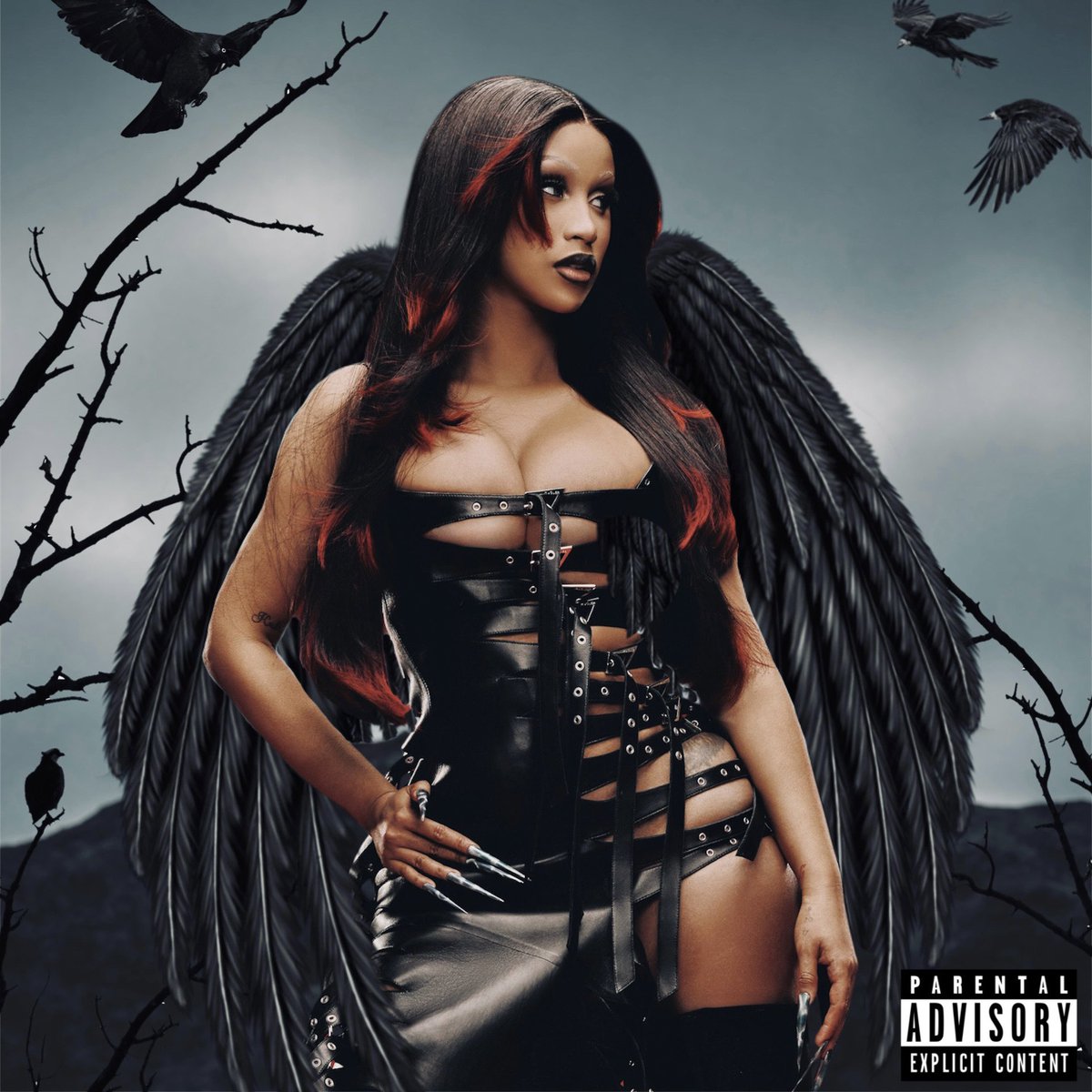 cardibhungary's tweet image. DEFAMATION OF CHARACTER🐦‍⬛🖤 (Photo maded by me)

BG WE FINALLY HERE😭😭 still can’t believe @iamcardib #CB2 #TIMEISOUT #CARDIISCOMING #OUTSIDE