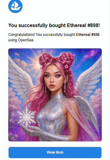 BOUGHT🥳🥳🥳

I can't and don't want to stay away from this collection😍
 I love it so much🩷🩷🩷
Thank you <a href="/Pinkdiamondmeta/">🌸EtherealQueen.eth🌸AKCB</a> for this beautiful angel🤩🤩🤩
