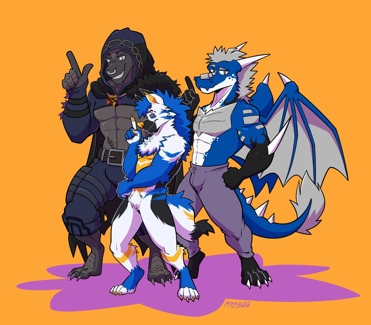 Whenever there is a chance of posing <a href="/rykan95/">rykan95</a> <a href="/ElysianWuff/">ElysianWuff</a> and me don't miss the opportunity.

Amazing comm done by <a href="/MikeThe_Batz/">Mike 🅱️atz~</a> , go check his work because he is an amazing artist! thank you so much again!