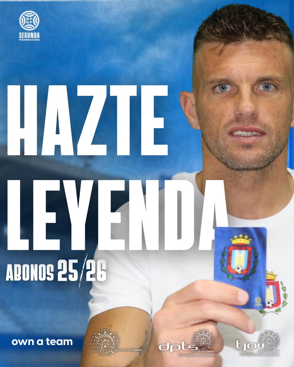 Lorca Deportiva (@lorcadeportiva) on Twitter photo ยกYa somos ๐ฎ๐ฑ๐ฌ ๐๐ข๐ฅ๐ค๐จ๐๐ก๐๐ฆ๐ง๐๐ฆ!
ยก๐๐ฅ๐๐๐๐๐ฆ ๐๐๐๐๐๐ข๐ก! ยกVamos por mรกs!
#HazteLeyenda
#SoloySiempreLorcaDeportiva ยกYa somos ๐ฎ๐ฑ๐ฌ ๐๐ข๐ฅ๐ค๐จ๐๐ก๐๐ฆ๐ง๐๐ฆ!
ยก๐๐ฅ๐๐๐๐๐ฆ ๐๐๐๐๐๐ข๐ก! ยกVamos por mรกs!
#HazteLeyenda
#SoloySiempreLorcaDeportiva