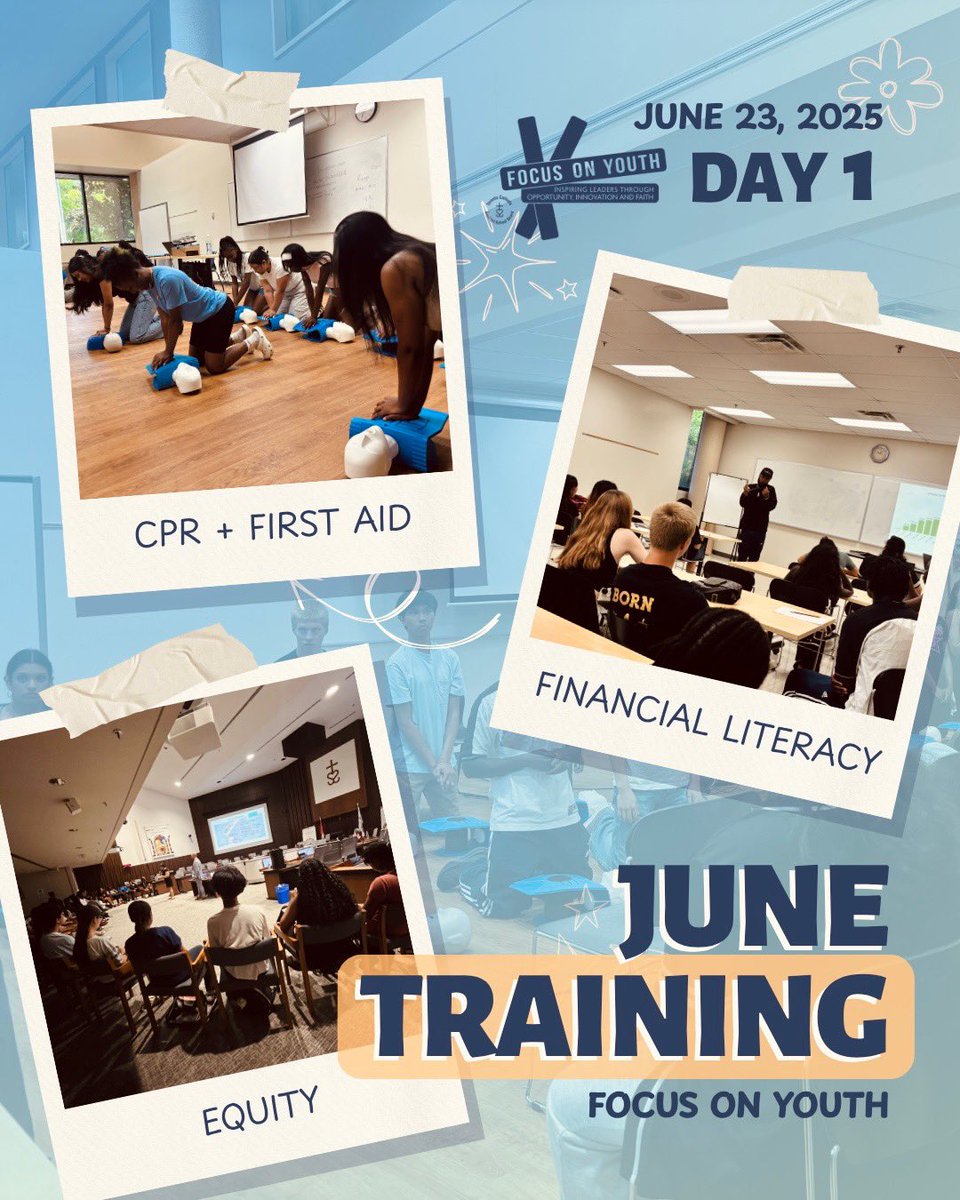FOY June Training Day 1! ☀️The heat brought us an incredible bunch of engaged students and presenters! #FOY2025 #FocusonYouth