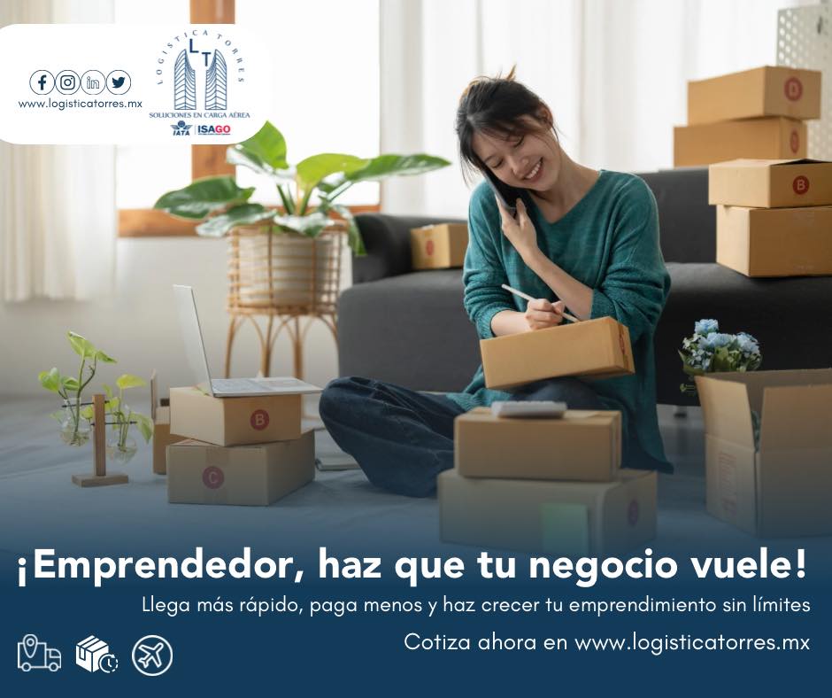 LogisticaTorres's tweet photo. ¡Emprendedor, haz que tu negocio vuele!
Contáctanos para más información y reserva de tu envío.
Llámanos al: 5557564005 Opción Ventas
Sitio web: https://t.co/eT1PkkaBtd
.
.
.
.
#EmprendedoresEnMovimiento #EnvíoAéreo #CrecimientoRápido #TuNegocioVuela #CostoJusto https://t.co/S0iMzwTvYT