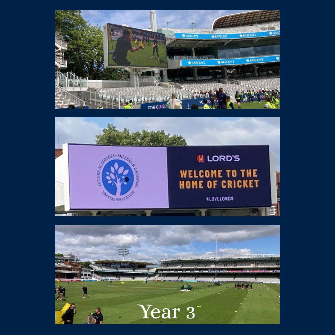 Millbank Gardens Primary Academy (@millbankgardens) on Twitter photo Year 3 had an unforgettable day at Lordâs, joining 943 children from 35 schools in a world-record cricket coaching session to celebrate 20 years of <a href="/Chance2Shine/">Chance to Shine</a> .
Thank you <a href="/HomeOfCricket/">Lord's Cricket Ground</a> for inspiring the next generation of cricketers. Year 3 had an unforgettable day at Lordâs, joining 943 children from 35 schools in a world-record cricket coaching session to celebrate 20 years of <a href="/Chance2Shine/">Chance to Shine</a> .
Thank you <a href="/HomeOfCricket/">Lord's Cricket Ground</a> for inspiring the next generation of cricketers.
