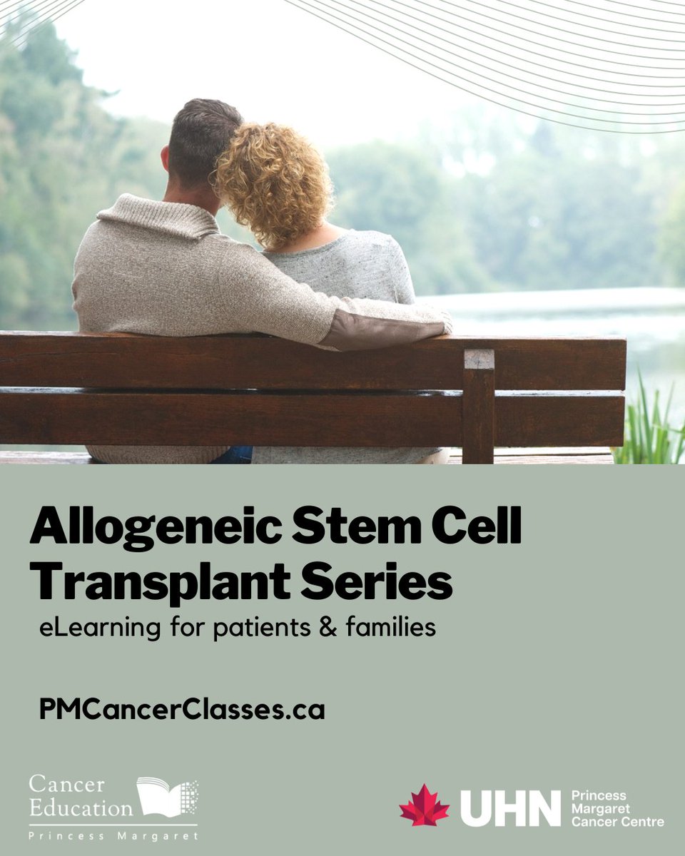 PMCancerEdu's tweet image. An allogeneic stem cell transplant uses donor stem cells to treat cancer. People who will have an allogeneic stem cell transplant and caregivers can learn about the process in this eLearning series. @Hans_BMTProgram pmcancerclasses.ca/course/view.ph…