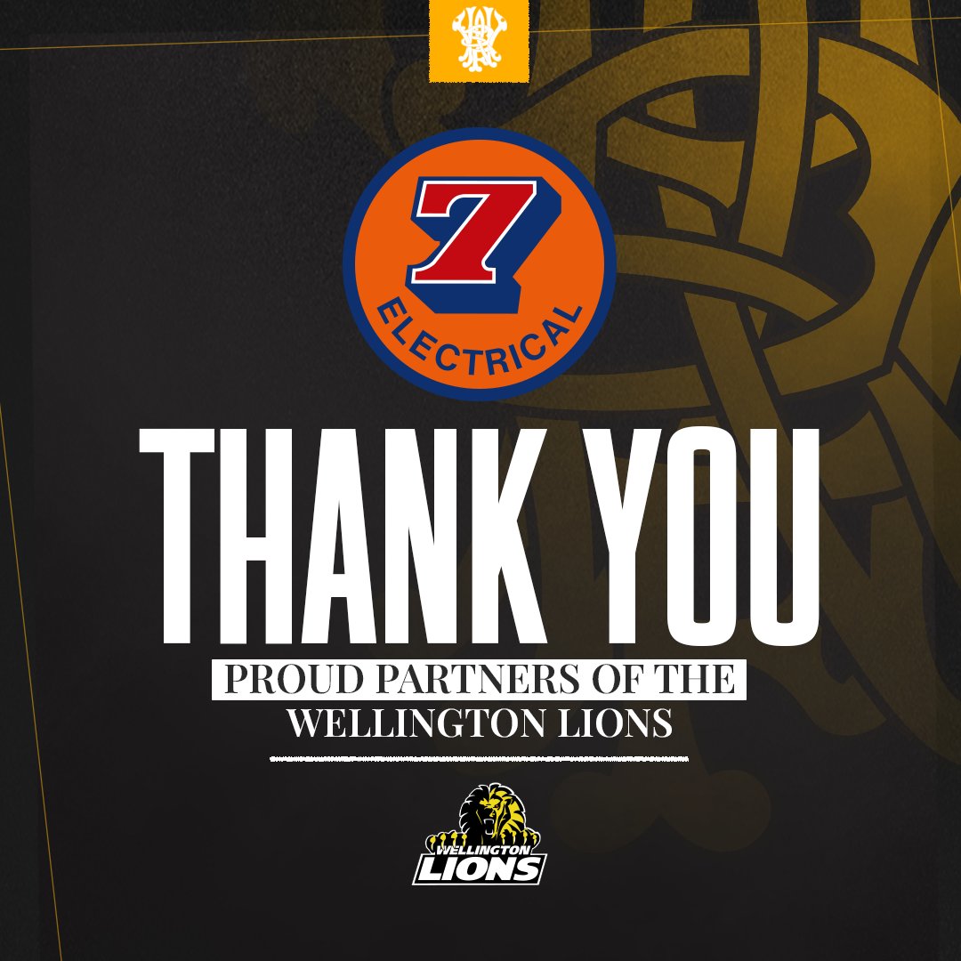 Seven Electrical Backs the Lions for 2025 Bunnings NPC Season

WRFU is pleased to welcome Seven Electrical as a new partner to the Wellington Lions whānau. The well-recognised Seven Electrical logo will feature prominently on the back of... 
More here - lnkd.in/g_GXrp8k