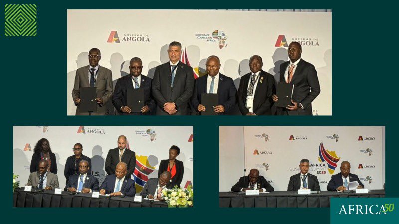 Africa50 (@africa50infra) on Twitter photo On the sidelines of the U.S.-Africa Business Summit in Angola, Africa50, Fundo Soberano de Angola (<a href="/fsdea_angola/">Fundo Soberano de Angola - FSDEA (Oficial)</a>), Promarks and Funcionários da Rede Nacional de Transporte de Electricidade (RNT) signed a MoU to collaborate on the development of a Regional Power Interconnector On the sidelines of the U.S.-Africa Business Summit in Angola, Africa50, Fundo Soberano de Angola (<a href="/fsdea_angola/">Fundo Soberano de Angola - FSDEA (Oficial)</a>), Promarks and Funcionários da Rede Nacional de Transporte de Electricidade (RNT) signed a MoU to collaborate on the development of a Regional Power Interconnector