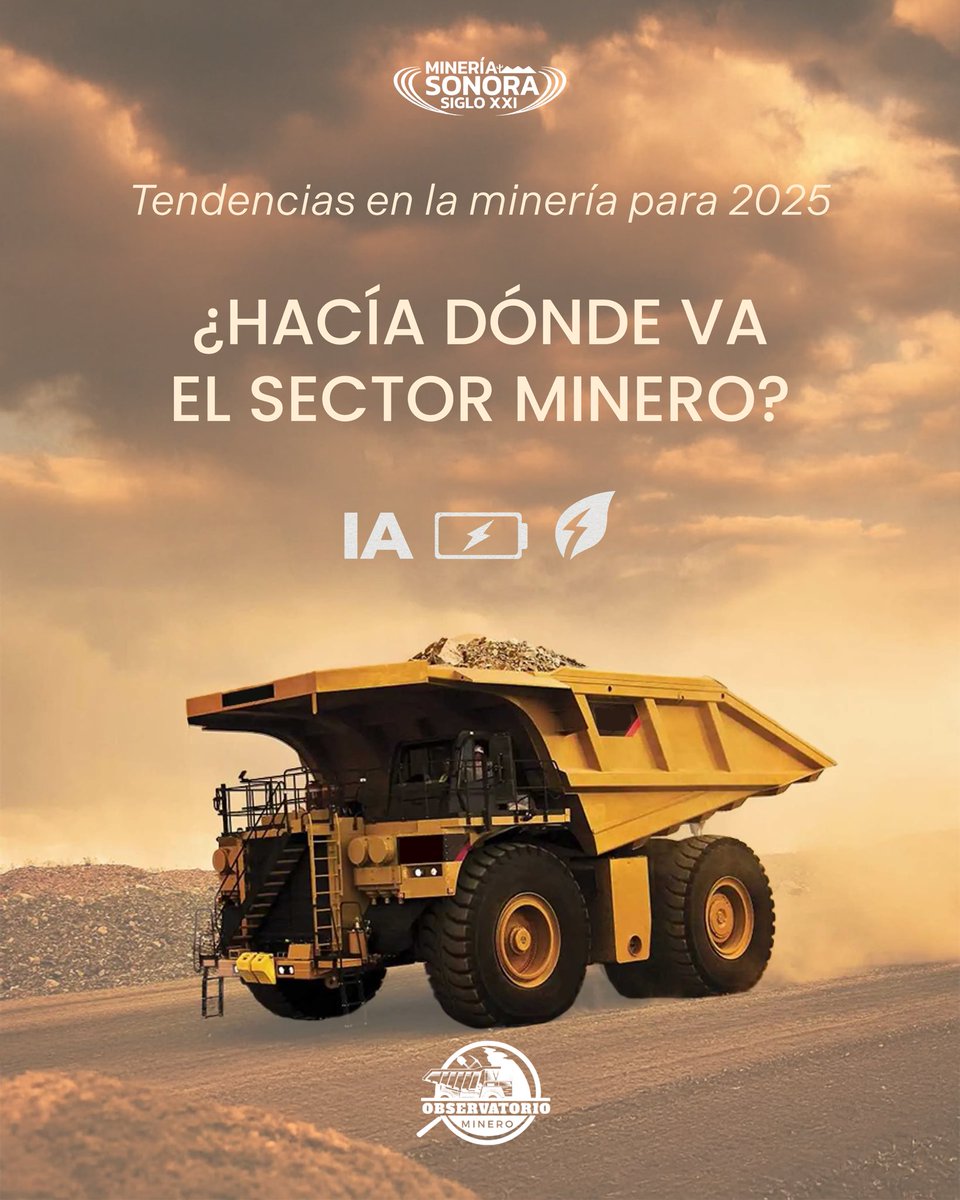 ObsMineroCia's tweet photo. 🔎 ¿Hacia dónde va el sector minero en 2025?
Desliza y descubre las 3 grandes tendencias que están marcando el rumbo.

💬 ¿Cuál crees que transformará más al sector?

#MineríaResponsable #TendenciasMineras #MineríaDelFuturo #Minería2025 https://t.co/nN08wFHEuM