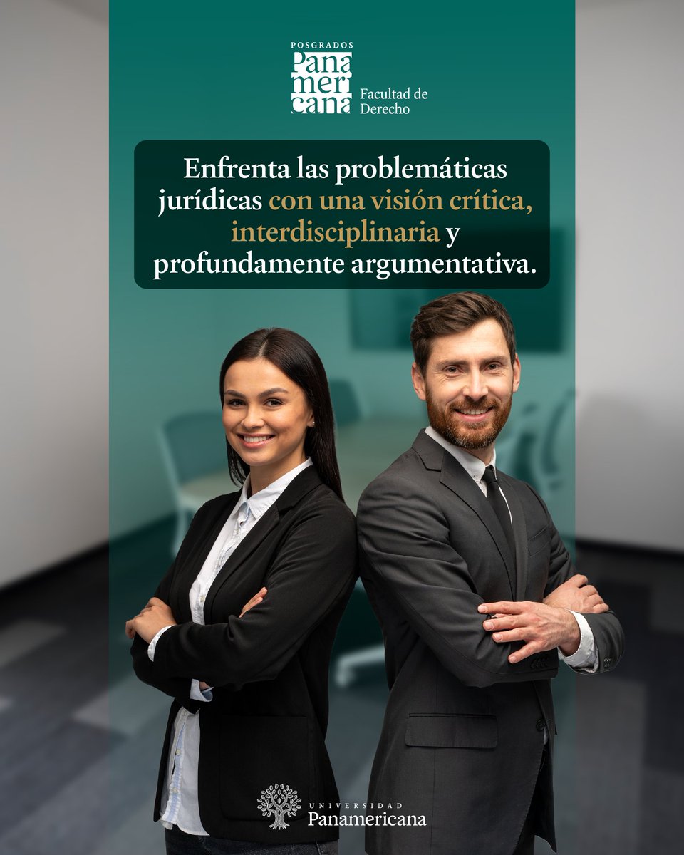 La Maestría en Ciencias Jurídicas te prepara para dialogar, investigar y proponer soluciones sólidas y relevantes dentro de tu área profesional.

Inscríbete ahora: hubs.la/Q03tcB2f0

#PosgradosUP #DerechoUP #Derecho