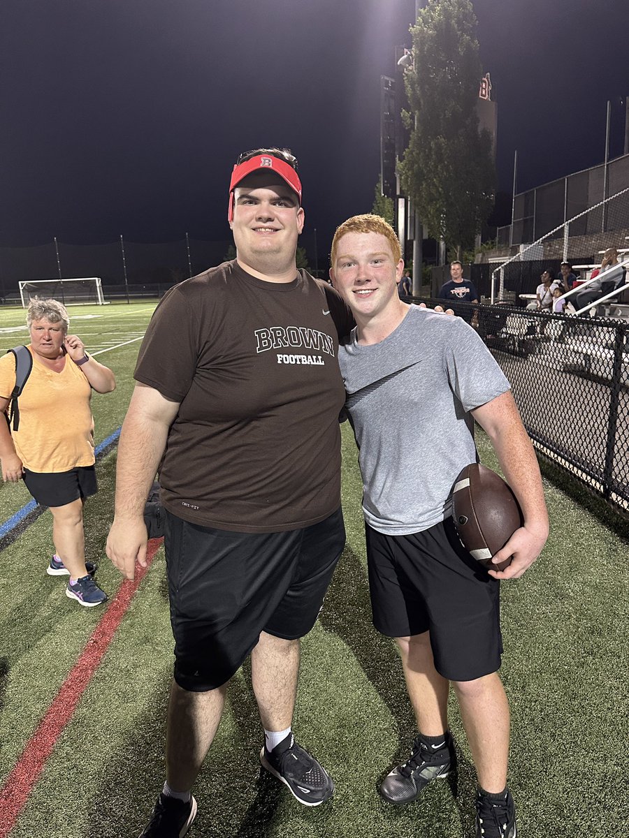 Jackson Arvin (@jacksonarvin_ls) on Twitter photo I had a great time <a href="/BrownU_Football/">Brown Bears Football</a> camp yesterday. It was great to meet <a href="/BrownHCPerry/">James Perry '00</a>, <a href="/CoachPDeCapito/">Phil DeCapito</a>, and so many other great coaches. Their new indoor facility and weight room is going to be amazing! <a href="/SpecialTeamsU/">Special Teams U™</a> <a href="/Ryle_Football/">Ryle Football</a> I had a great time <a href="/BrownU_Football/">Brown Bears Football</a> camp yesterday. It was great to meet <a href="/BrownHCPerry/">James Perry '00</a>, <a href="/CoachPDeCapito/">Phil DeCapito</a>, and so many other great coaches. Their new indoor facility and weight room is going to be amazing! <a href="/SpecialTeamsU/">Special Teams U™</a> <a href="/Ryle_Football/">Ryle Football</a>