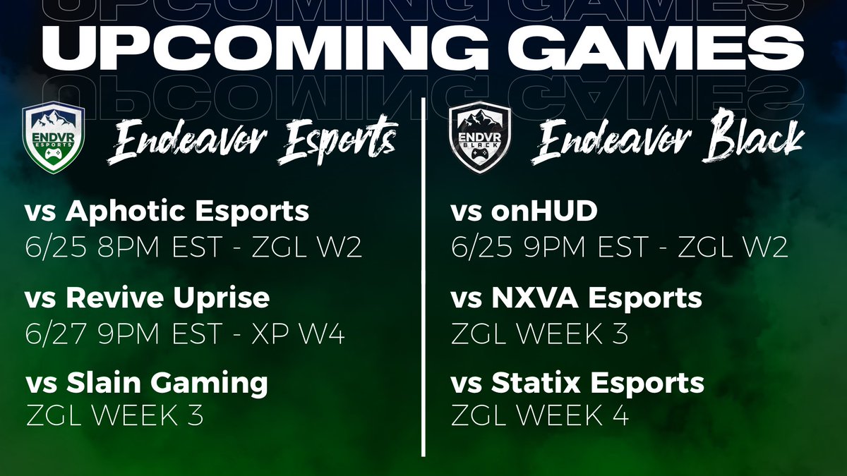 Looking ahead into W2 of <a href="/ZGLCallofDuty/">Zoned Out Gaming League</a> and finishing off W4 of <a href="/XP_Leagues/">XP League</a> !