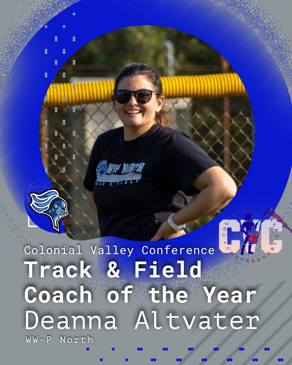 Congratulations to WW-P North Girls Track &amp; Field Coach for being named the CVC Track &amp; Field Coach of the Year!
#greatdaytobeaknight