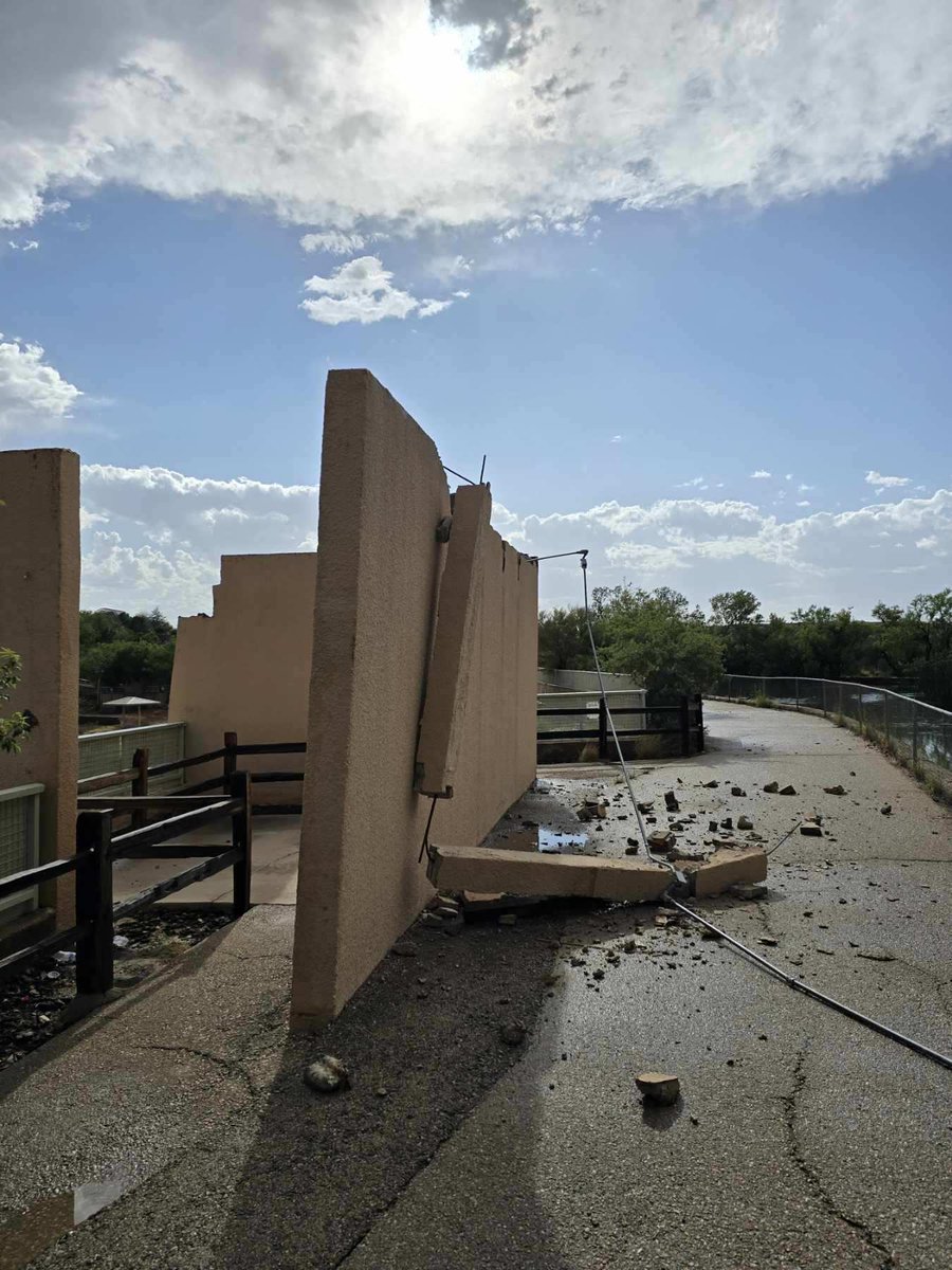Living Desert Zoo and Gardens State Park Closed Due to Storm Damage

“The safety of the animals is our primary concern,” said Toby Velasquez, director of New Mexico State Parks. “Once we secure all animals and assess  damage, we will have an idea of when the Park can reopen.”