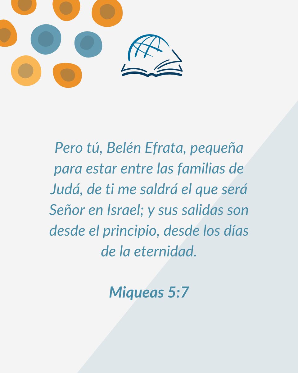 atravesdlbiblia's tweet photo. Herodes temió al escuchar sobre el Rey nacido. Los escribas respondieron con Miqueas 5:2: el Mesías nacería en Belén. Saber la verdad no basta: hay que buscar al Rey.
Acompáñanos en el estudio de hoy, en Mateo 1:24-2:10 https://t.co/7y971sYMbB
#Belén #Miqueas52 #Mateo2 #Miqueas https://t.co/CHhH00c7XM