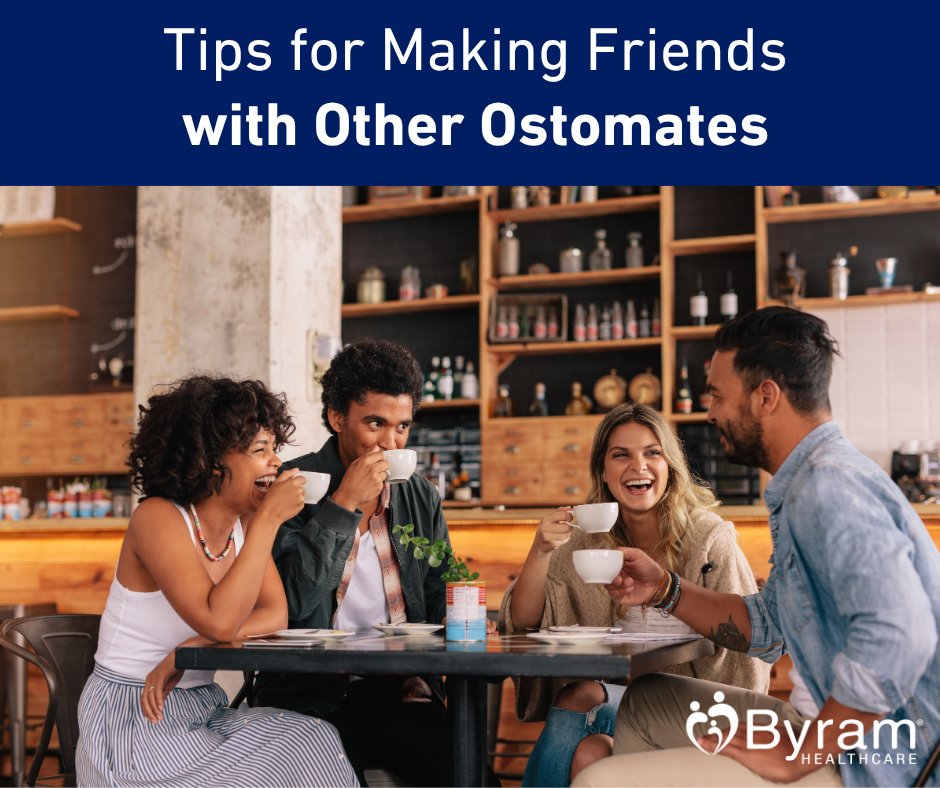 🤝 Making friends in the ostomy community brings shared strength, empathy, and real support. Ready to build your circle? Get tips and resources at hubs.ly/Q03rkFCg0

#ByramHealthcare #OstomySupport #ByramCares #OstomyCommunity #OstomySupplies #OstomyCare