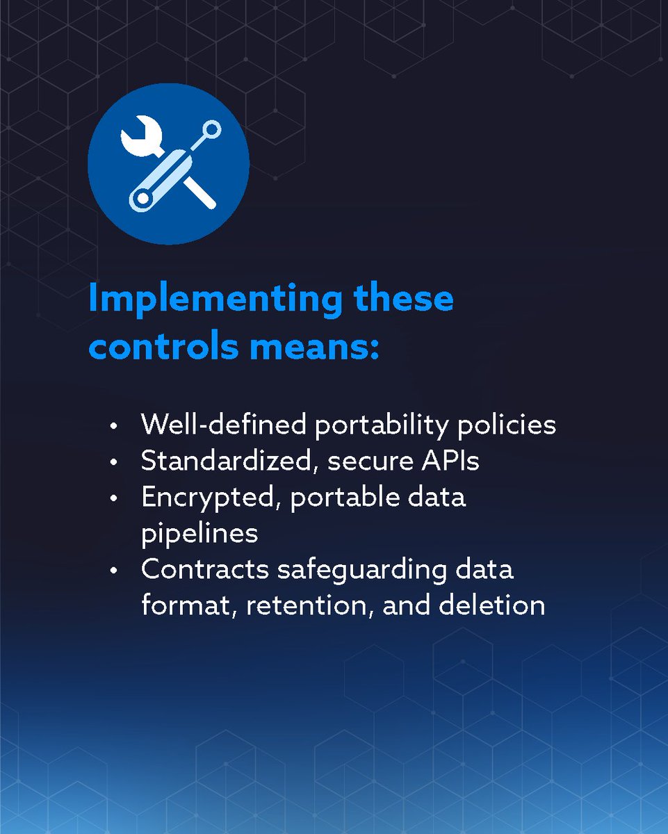 cloudsa's tweet image. Vendor lock-in limits flexibility and increases risk. CSA’s latest blog shows how CCM’s Interoperability &amp;amp; Portability (IPY) controls support secure data transfer, multi-cloud agility, and long-term cloud independence.

bit.ly/43Jt7Pi

#CCM #IPY #Portability