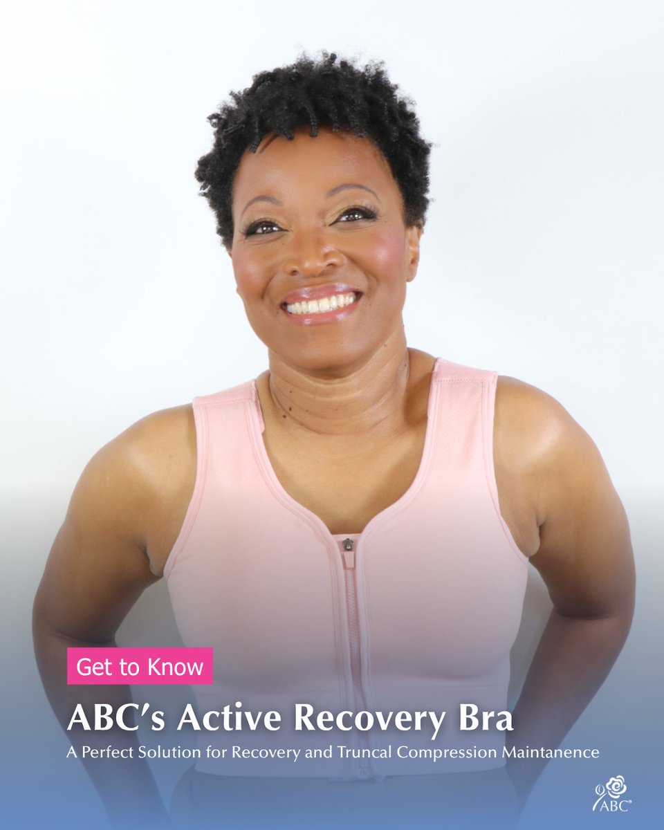 AmBreastCare's tweet photo. Our ABC's 520 Active Recovery Bra is designed to make that journey a little easier. Because you deserve comfort and confidence as you ease back into your routine!

https://t.co/aMxomxpL8H
#ABC #LymphedemaManagement #Recovery #BreastCancerSurvivor https://t.co/xpmzlSn1Ij