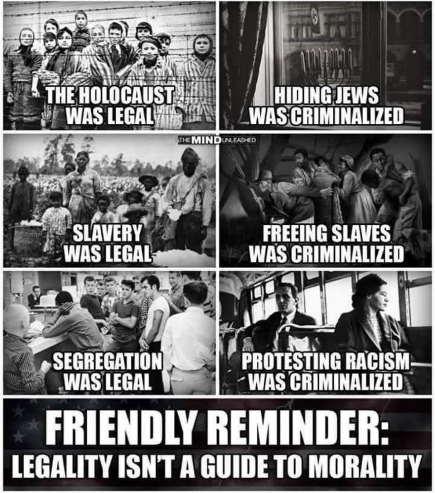 Legalidad no es una guía moral 
(Tomado de James Hughes <a href="/dystopian/">cory</a>-fashion.bsky.social)