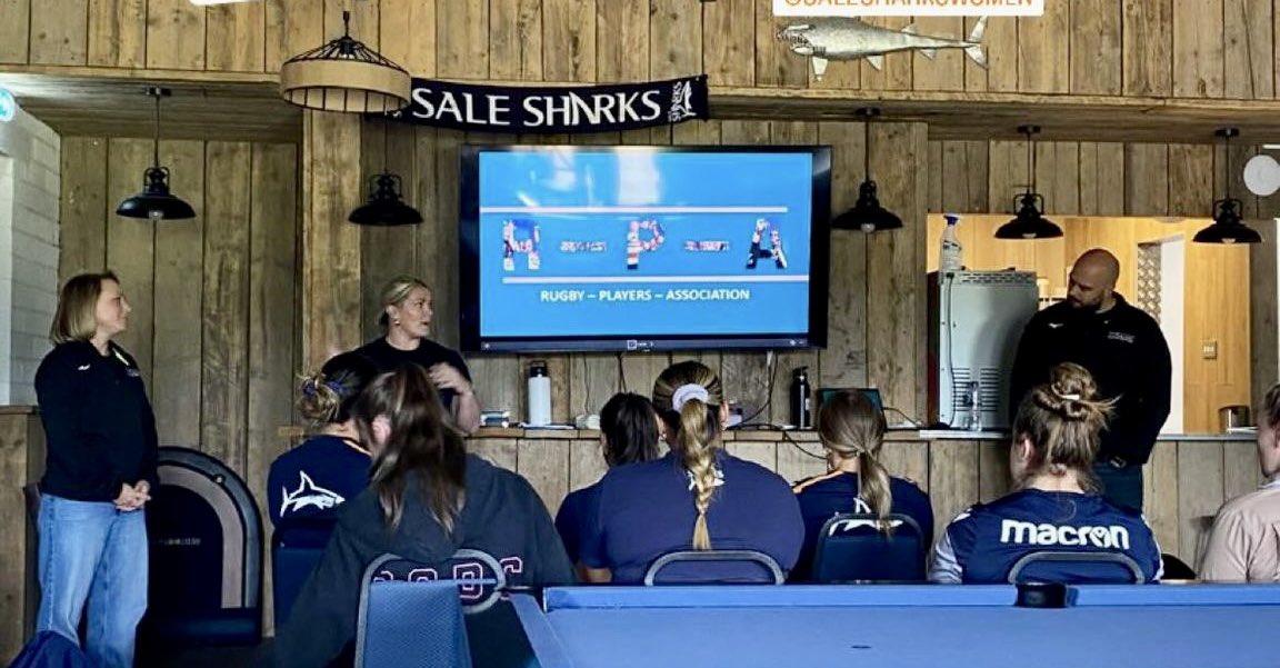 The RPA (@therpa) on Twitter photo It was great to be able to talk to the <a href="/SaleSharksWomen/">Sale Sharks Women</a> team tonight, as part of our Roadshow!
#ForOurPlayers It was great to be able to talk to the <a href="/SaleSharksWomen/">Sale Sharks Women</a> team tonight, as part of our Roadshow!
#ForOurPlayers