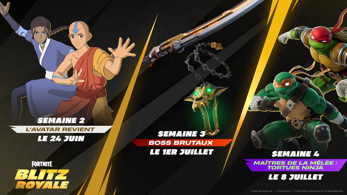 Nouvelle semaine, nouveau Blitz ! Découvrez les nouveautés de Blitz Royale tous les mardis.

Demain : Le retour de l'Avatar !