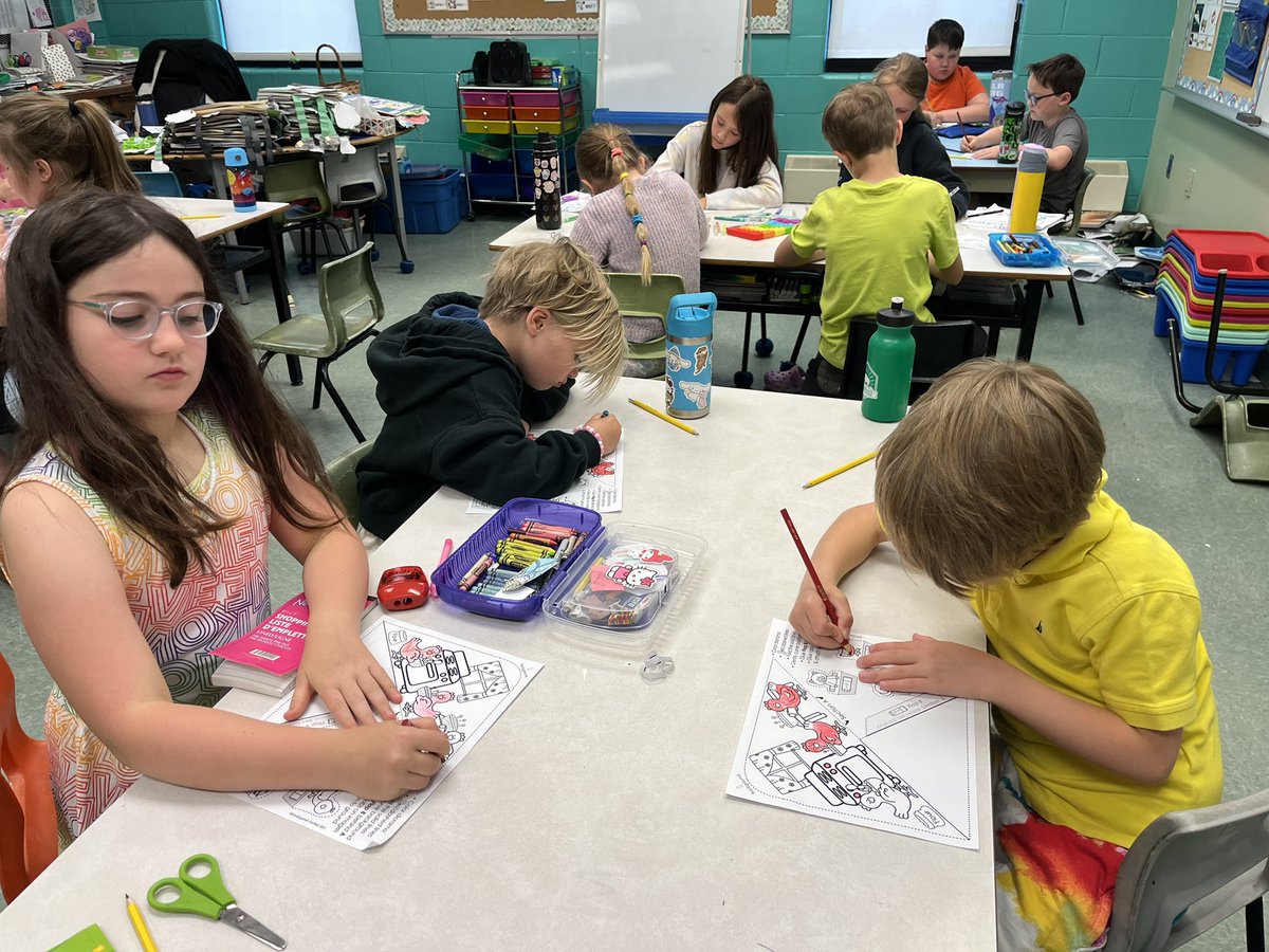 Today we listened to The Little Red Hen and made dioramas of the story!