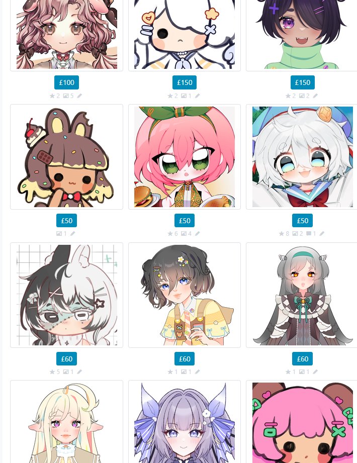 studioikaltd's tweet image. Just clearing out the remaining of my OCs/ Design if anyone interested buy 2 get 1 OC free or all for £500 💕 
#Adoptable #Toyhouse #Vtuber