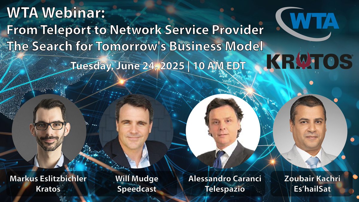 Speedcast (@speedcastglobal) on Twitter photo There's still time to register for <a href="/worldteleport/">World Teleport Association</a>'s webinar: "From Teleport to Network Service Provider: The Search for Tomorrow's Business Model." Join #Speedcast's CTO and fellow industry experts for insights on the future of #satcoms & #teleport ops: tinyurl.com/5a4ykan8 There's still time to register for <a href="/worldteleport/">World Teleport Association</a>'s webinar: "From Teleport to Network Service Provider: The Search for Tomorrow's Business Model." Join #Speedcast's CTO and fellow industry experts for insights on the future of #satcoms & #teleport ops: tinyurl.com/5a4ykan8