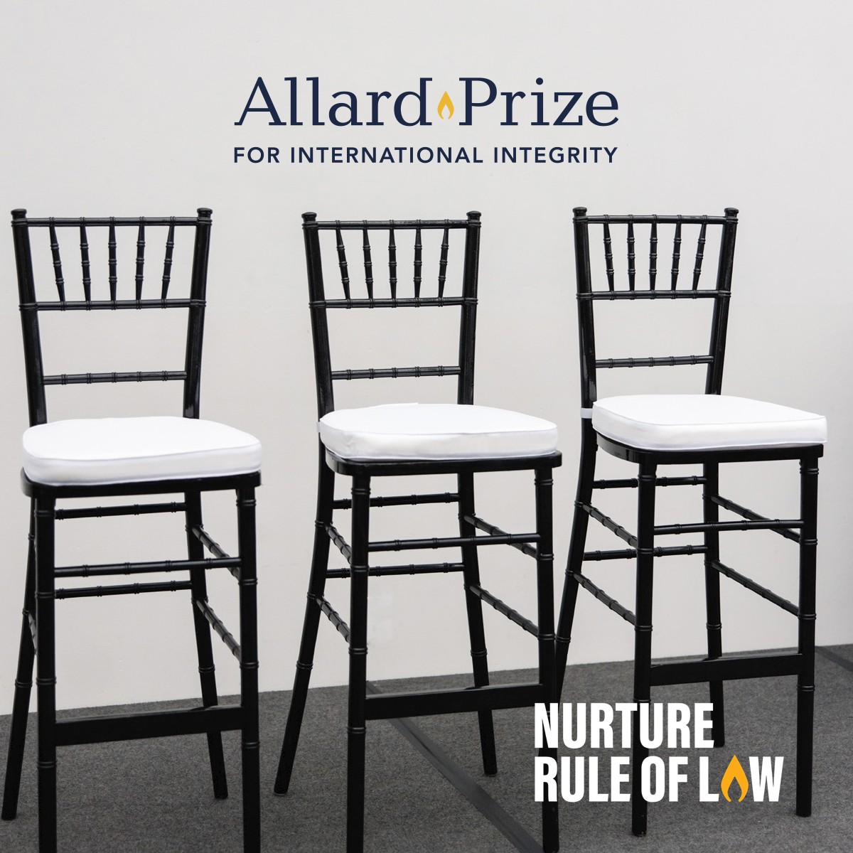 Virginia Laparra, Abdalle Ahmed Mumin, and Andrea Ngombet, could not join us in person due to threats to their safety, freedom, or ability to travel.
Each was represented by an empty chair — a testament to the barriers faced by those opposing corruption around the world.