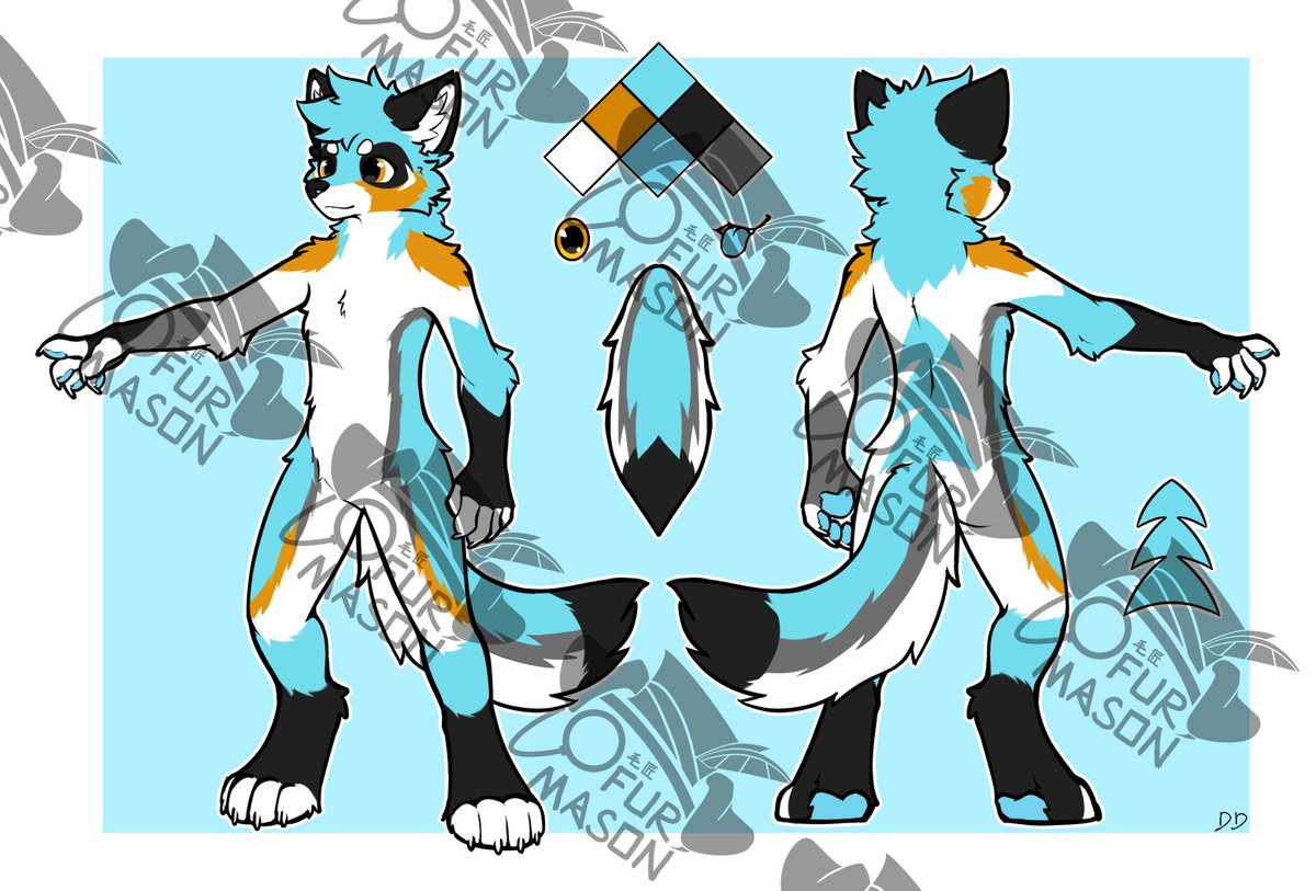 Head base is 3D printed TPU. Head circumference is around 56 cm, all parts are made with lining.  

Body suit can be commissioned additionally.

At the same time, our fursuit commissions are open~✨✨